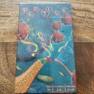 Genius Games Peptide Protein Building Card Game 2015 2-6 Players 13+ New Sealed